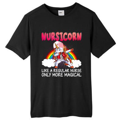 Nursicorn Definition Only More Magical Funny Nurse Unicorn Funny Gift Tall Fusion ChromaSoft Performance T-Shirt