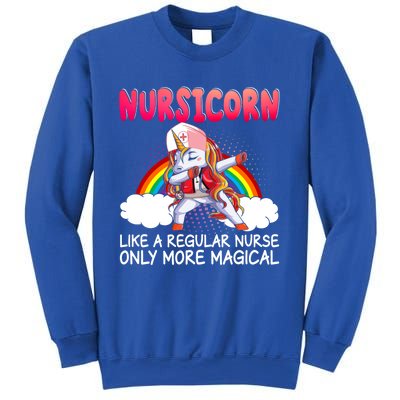 Nursicorn Definition Only More Magical Funny Nurse Unicorn Funny Gift Sweatshirt