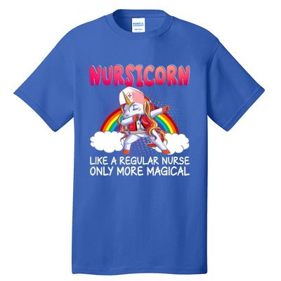 Nursicorn Definition Only More Magical Funny Nurse Unicorn Funny Gift Tall T-Shirt