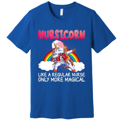 Nursicorn Definition Only More Magical Funny Nurse Unicorn Funny Gift Premium T-Shirt