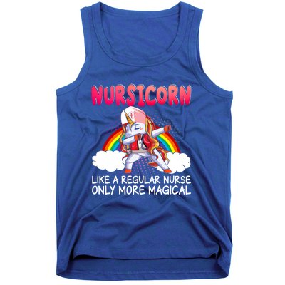 Nursicorn Definition Only More Magical Funny Nurse Unicorn Funny Gift Tank Top