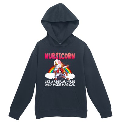 Nursicorn Definition Only More Magical Funny Nurse Unicorn Funny Gift Urban Pullover Hoodie