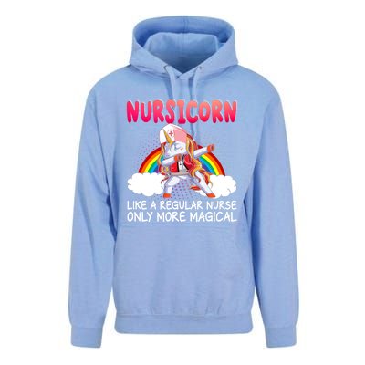 Nursicorn Definition Only More Magical Funny Nurse Unicorn Funny Gift Unisex Surf Hoodie