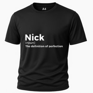 Nick Definition Of Perfection Funny Nick Cooling Performance Crew T-Shirt