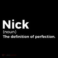 Nick Definition Of Perfection Funny Nick Bucket Hat