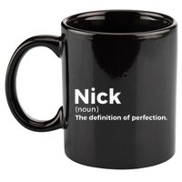 Nick Definition Of Perfection Funny Nick 11oz C Handle Ceramic Mug