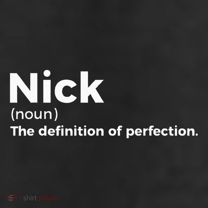 Nick Definition Of Perfection Funny Nick Beanie