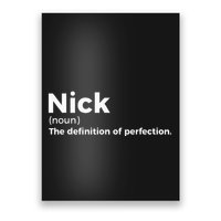 Nick Definition Of Perfection Funny Nick Poster