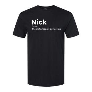 Nick Definition Of Perfection Funny Nick Softstyle CVC T-Shirt