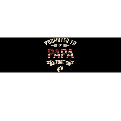 New Dad Promoted to Papa est.2024 Bumper Sticker