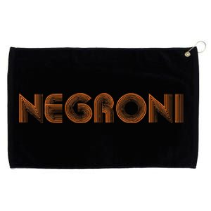 Negroni Drink Party Retro Cute Streetwear Gift Grommeted Golf Towel