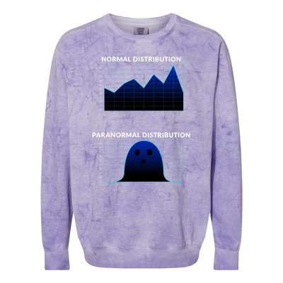 Normal Distribution Paranormal Distribution Paranormal Cool Gift Colorblast Crewneck Sweatshirt