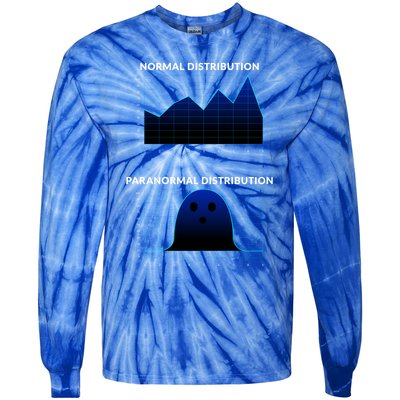 Normal Distribution Paranormal Distribution Paranormal Cool Gift Tie-Dye Long Sleeve Shirt