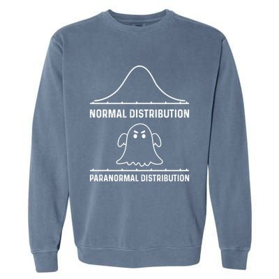 Normal Distribution Paranormal Distribution Cool Gift Garment-Dyed Sweatshirt