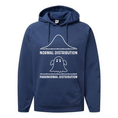 Normal Distribution Paranormal Distribution Cool Gift Performance Fleece Hoodie