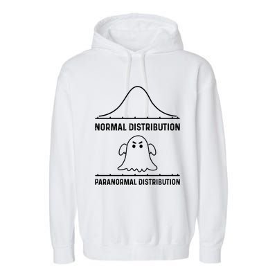 Normal Distribution Paranormal Distribution Cool Gift Garment-Dyed Fleece Hoodie