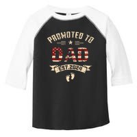 New Dad Promoted To Dad Est2024 Toddler Fine Jersey T-Shirt