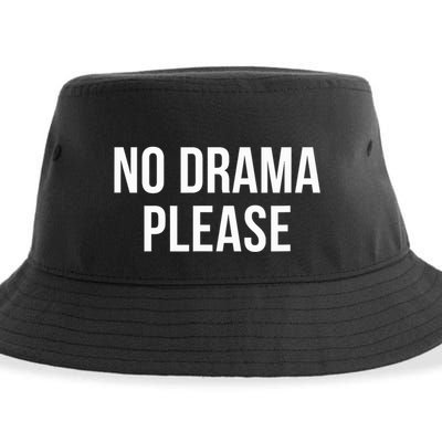No Drama Please Sustainable Bucket Hat