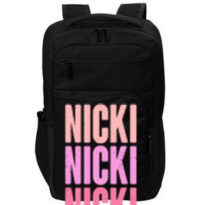 Nicki Distressed Pink Design Impact Tech Backpack