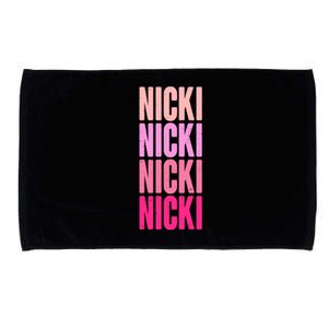 Nicki Distressed Pink Design Microfiber Hand Towel