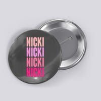 Nicki Distressed Pink Design Button