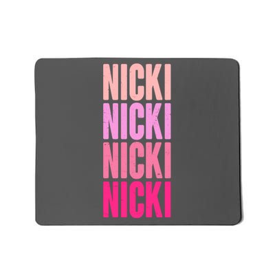 Nicki Distressed Pink Design Mousepad