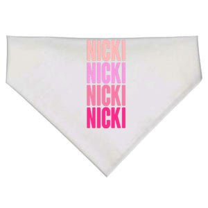 Nicki Distressed Pink Design USA-Made Doggie Bandana