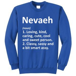 Nevaeh Definition Personalized Name Funny Birthday Gift Idea Great Gift Sweatshirt