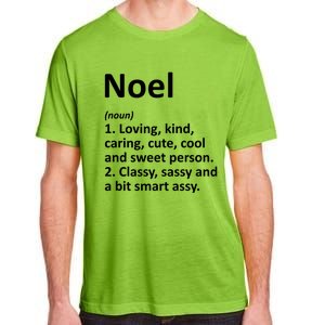 Noel Definition Personalized Name Funny Birthday Gift Idea Cool Gift Adult ChromaSoft Performance T-Shirt