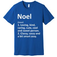 Noel Definition Personalized Name Funny Birthday Gift Idea Cool Gift Premium T-Shirt