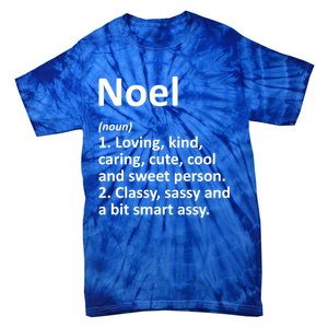 Noel Definition Personalized Name Funny Birthday Gift Idea Cool Gift Tie-Dye T-Shirt