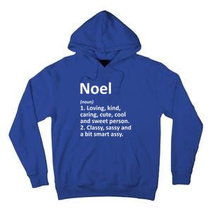 Noel Definition Personalized Name Funny Birthday Gift Idea Cool Gift Tall Hoodie