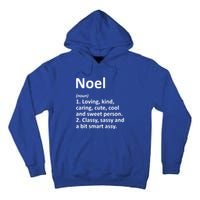 Noel Definition Personalized Name Funny Birthday Gift Idea Cool Gift Tall Hoodie