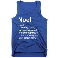 Noel Definition Personalized Name Funny Birthday Gift Idea Cool Gift Tank Top