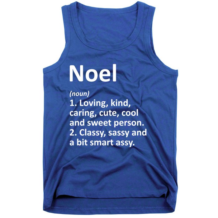 Noel Definition Personalized Name Funny Birthday Gift Idea Cool Gift Tank Top