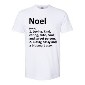 Noel Definition Personalized Name Funny Birthday Gift Idea Cool Gift Softstyle CVC T-Shirt