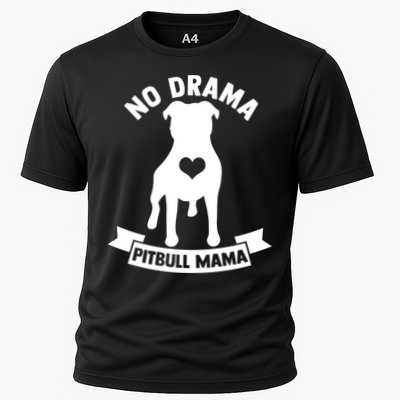 No Drama Pitbull Mama American Pit Bull Love Pittie Gift Performance Shirt