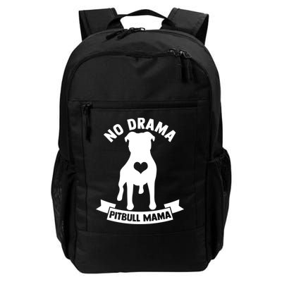 No Drama Pitbull Mama American Pit Bull Love Pittie Gift Backpack