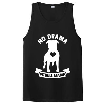 No Drama Pitbull Mama American Pit Bull Love Pittie Gift PosiCharge Competitor Tank