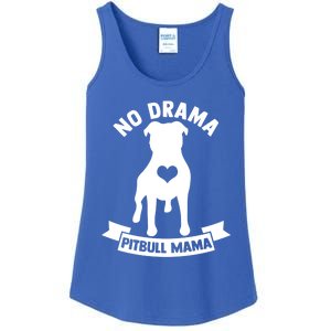 No Drama Pitbull Mama American Pit Bull Love Pittie Gift Ladies Essential Tank