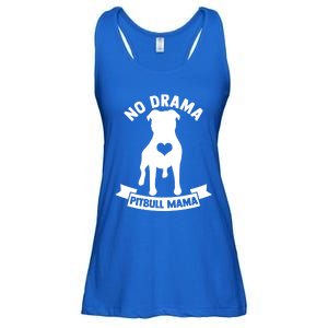 No Drama Pitbull Mama American Pit Bull Love Pittie Gift Ladies Essential Flowy Tank