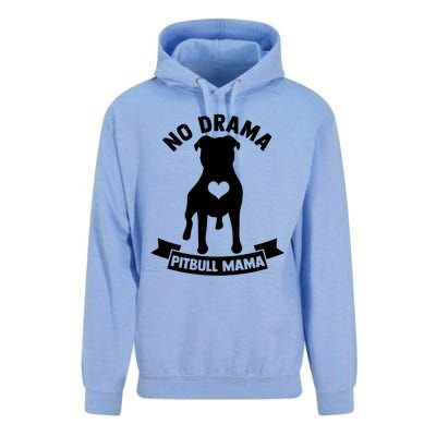 No Drama Pitbull Mama American Pit Bull Love Pittie Gift Unisex Surf Hoodie