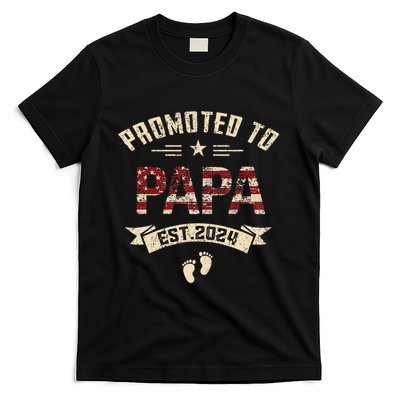 New Dad Promoted To Papa Est.2024 T-Shirt