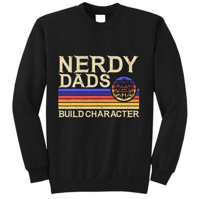 Nerdy Dad Rpg Gaming D20 Tabletop Games Sweatshirt