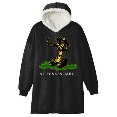 No Disassemble Robot Hooded Wearable Blanket