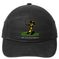 No Disassemble Robot 7-Panel Snapback Hat