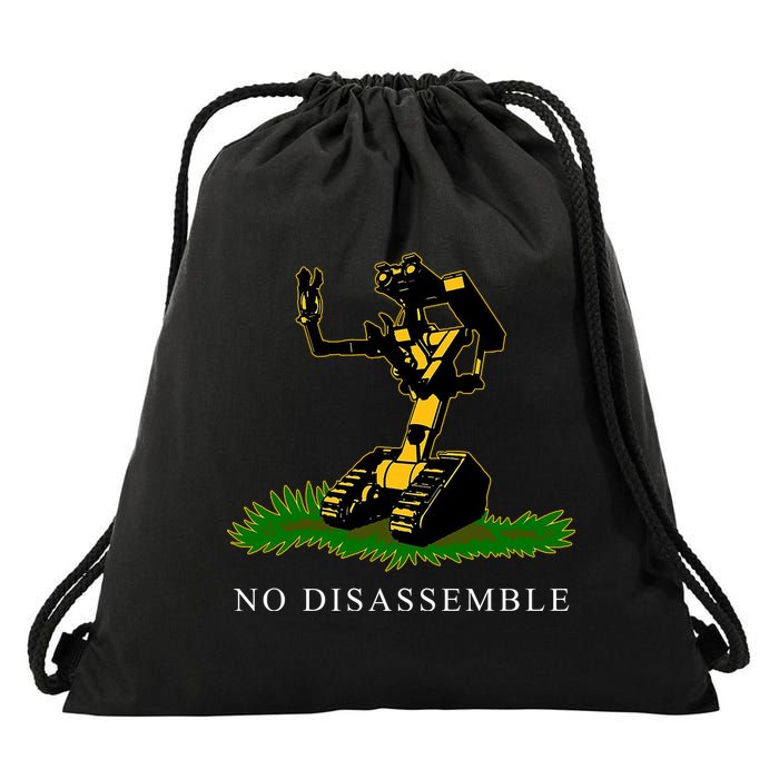 No Disassemble Robot Drawstring Bag