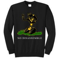 No Disassemble Robot Tall Sweatshirt