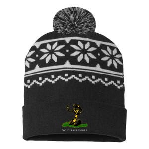 No Disassemble Robot USA-Made Snowflake Beanie