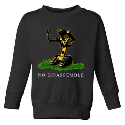 No Disassemble Robot Toddler Sweatshirt